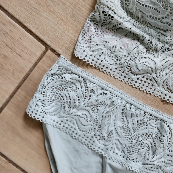 Lace Bralette + Underwear Set, Auden™ BRAND NEW cottagecore fairycore delicate - Picture 16 of 16